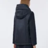 Gilet imbottito in tela idrorepellente con cappuccio, blu notte Gilet imbottito in tela idrorepellente con cappuccio, blu notte