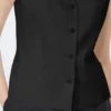 Gilet in tela di lino, nero Gilet in tela di lino, nero