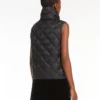 Gilet in tela di nylon idrorepellente, nero Gilet in tela di nylon idrorepellente, nero