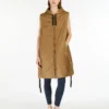 Gilet in tela idrorepellente, color caramello Gilet in tela idrorepellente, color caramello