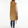 Gilet in tela idrorepellente, color caramello Gilet in tela idrorepellente, color caramello