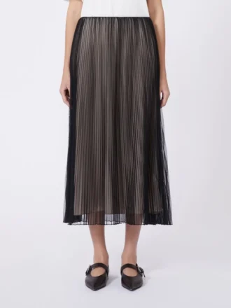 Gonna in tulle plissettato, nera Gonna in tulle plissettato, nera