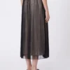 Gonna in tulle plissettato, nera