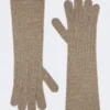 Guanti in cashmere, beige Guanti in cashmere, beige