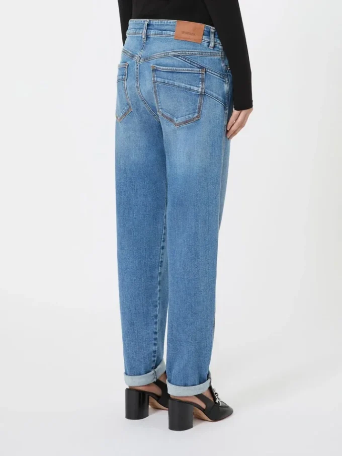 Jeans boyfriend perfetti, blu oltremare