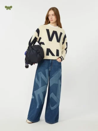 Jeans in autentico denim di cotone, blu navy
