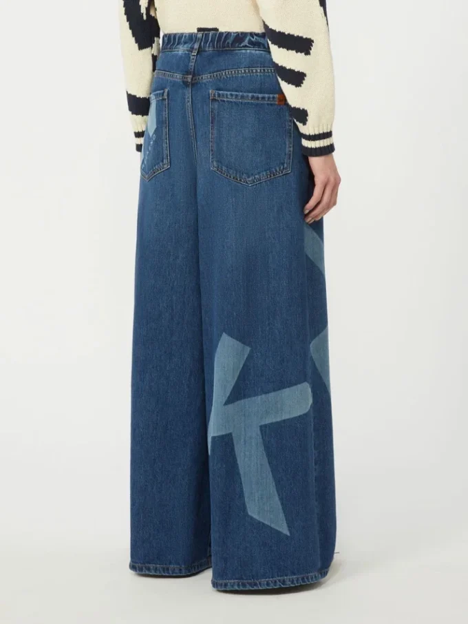 Jeans in autentico denim di cotone, blu navy Jeans in autentico denim di cotone, blu navy
