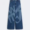Jeans in autentico denim di cotone, blu navy Jeans in autentico denim di cotone, blu navy