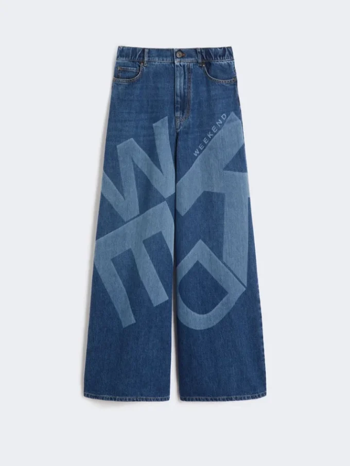 Jeans in autentico denim di cotone, blu navy Jeans in autentico denim di cotone, blu navy