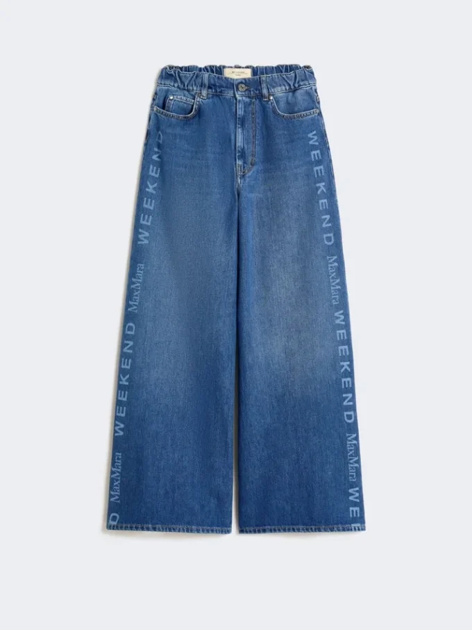 Jeans in autentico denim di cotone, blu navy