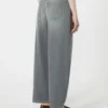 Jeans in denim a gamba a botte, grigio medio Jeans in denim a gamba a botte, grigio medio