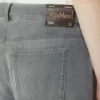 Jeans in denim a gamba a botte, grigio medio Jeans in denim a gamba a botte, grigio medio