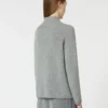 Maglione a collo alto in filato di lana e cashmere, grigio medio