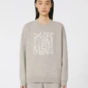 Maglione girocollo in lana e cashmere, beige Maglione girocollo in lana e cashmere, beige