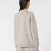 Maglione girocollo in lana e cashmere, beige Maglione girocollo in lana e cashmere, beige