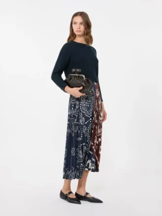 Maglione in cotone, blu navy