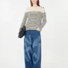Maglione in cotone dalla vestibilità morbida, blu navy Maglione in cotone dalla vestibilità morbida, blu navy