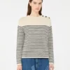 Maglione in cotone dalla vestibilità morbida, blu navy Maglione in cotone dalla vestibilità morbida, blu navy