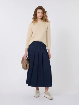 Maglione in cotone, ecru