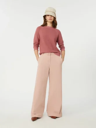 Maglione in cotone, rosa antico