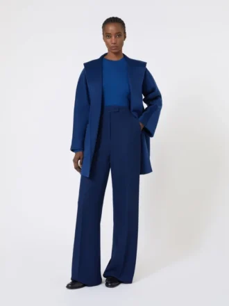 Maglione in filato di cashmere, blu cina