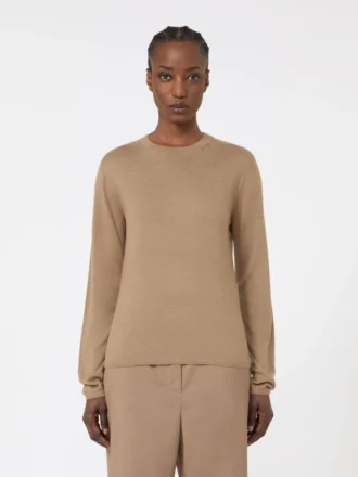 Maglione in filato di cashmere, marrone nocciola