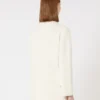 Maglione in filato di crêpe di viscosa, avorio