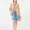 Trench corto in gabardine idrorepellente, beige