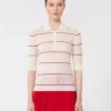 Maglione in filato di seta e lana, bianco Maglione in filato di seta e lana, bianco