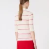 Maglione in filato di seta e lana, bianco Maglione in filato di seta e lana, bianco