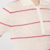 Maglione in filato di seta e lana, bianco Maglione in filato di seta e lana, bianco