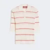 Maglione in filato di seta e lana, bianco Maglione in filato di seta e lana, bianco