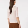Maglione in filato di seta e lana, rosa Maglione in filato di seta e lana, rosa