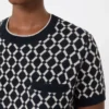 Maglione in jacquard di lana, blu oltremare Maglione in jacquard di lana, blu oltremare