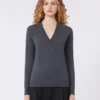 Maglione in lana e cashmere, grigio scuro Maglione in lana e cashmere, grigio scuro