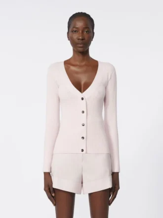 Maglione in lana e cashmere, rosa