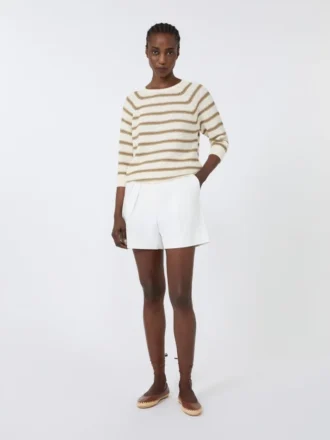 Maglione in puro cotone, seta