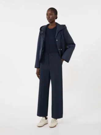 Pantaloni in jersey Double Face, blu navy