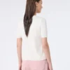 Maglione in seta e cotone, ecru