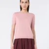 Maglione in seta e cotone, rosa Maglione in seta e cotone, rosa