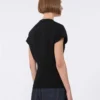 Maglione in viscosa a coste, nero Maglione in viscosa a coste, nero