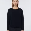 Maglione oversize in lana, blu oltremare Maglione oversize in lana, blu oltremare