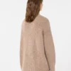 Maglione oversize in mohair e lurex, color rame Maglione oversize in mohair e lurex, color rame