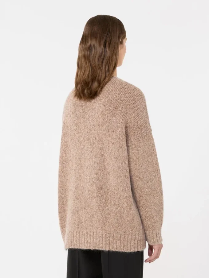 Maglione oversize in mohair e lurex, color rame Maglione oversize in mohair e lurex, color rame