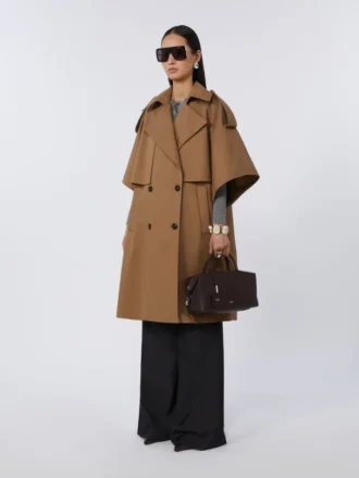 Mantella in gabardine idrorepellente, stile coloniale
