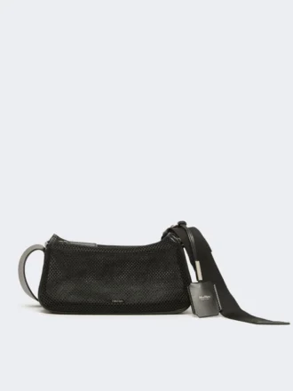Micro borsa in rete tecnica, nera