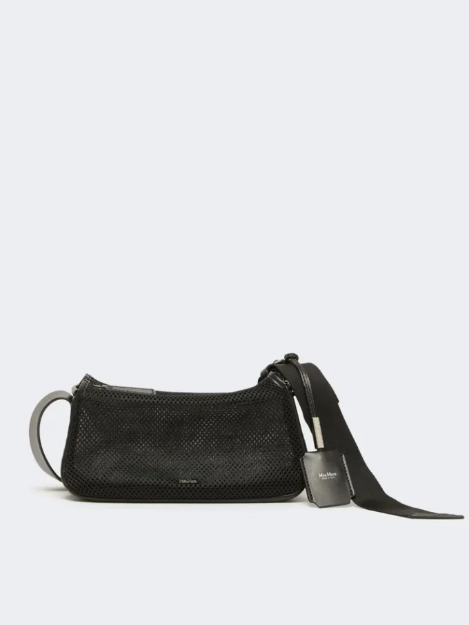 Micro borsa in rete tecnica, nera