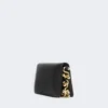 Mini borsa Soffy imbottita in nappa, nera