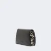 Mini-borsa Soffy in nappa imbottita, nera