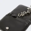 Mini-borsa Soffy in nappa imbottita, nera